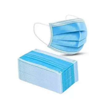 3-Ply Ear-Loop Disposable Blue Face Mask