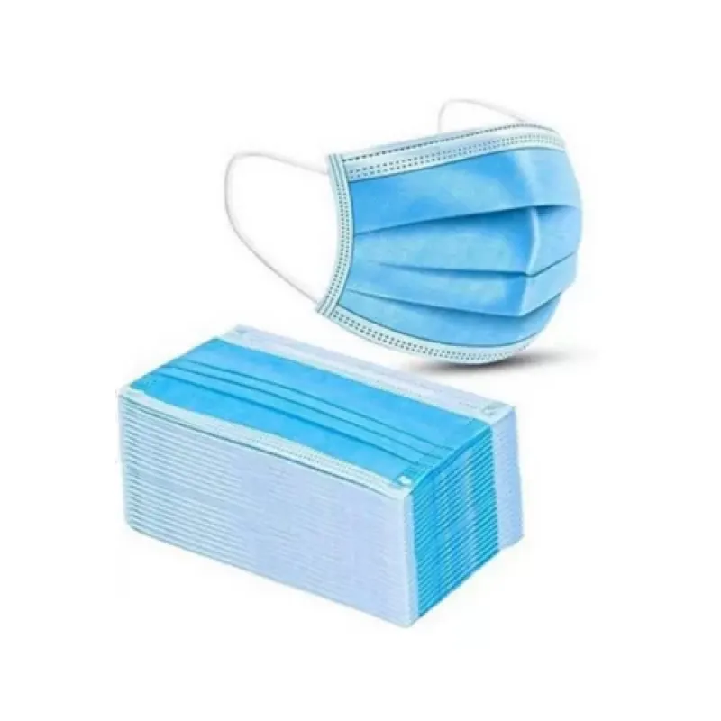 3-Ply Ear-Loop Disposable Blue Face Mask