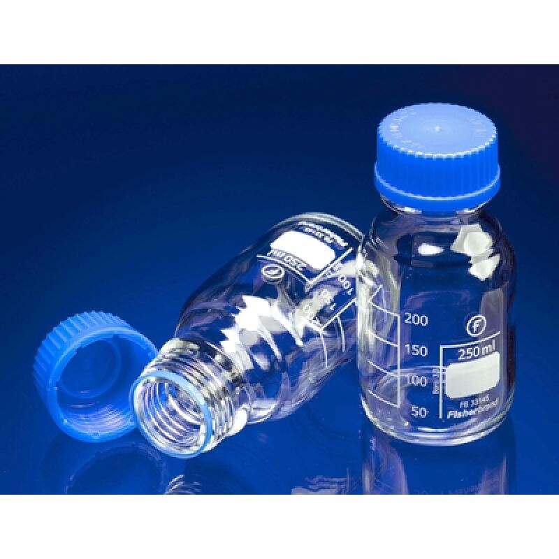 Bottles, 50 ml, with Blue Screw Cap