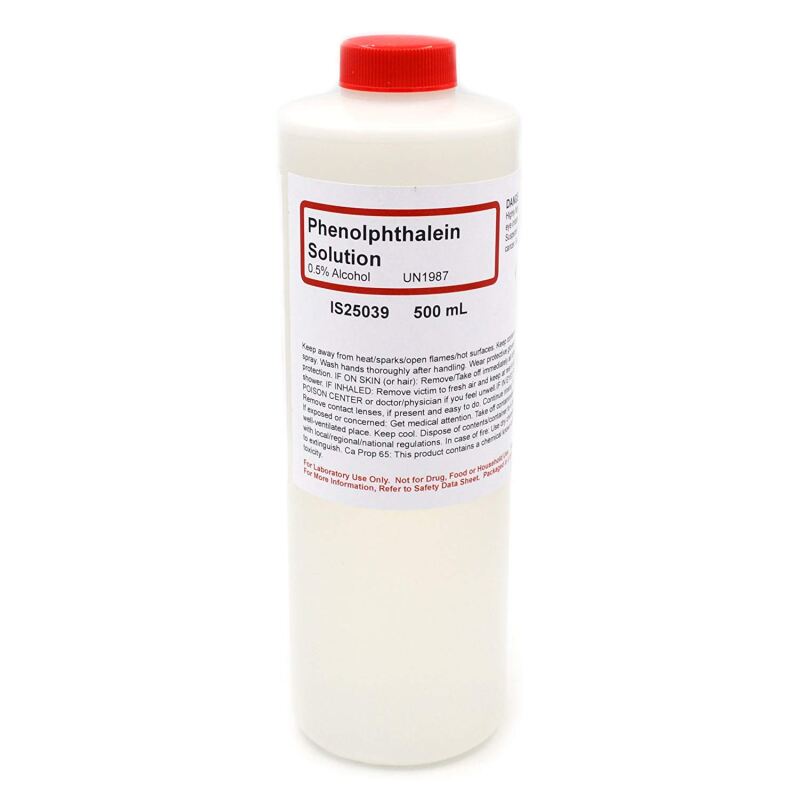 Phenolphthalein Indicator 500ml  AR
