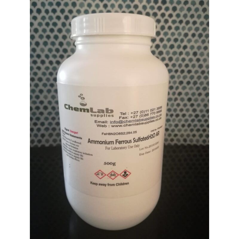 Ammonium Ferrous Sulphate.6H2O(Mohr's Salt) AR 500g*