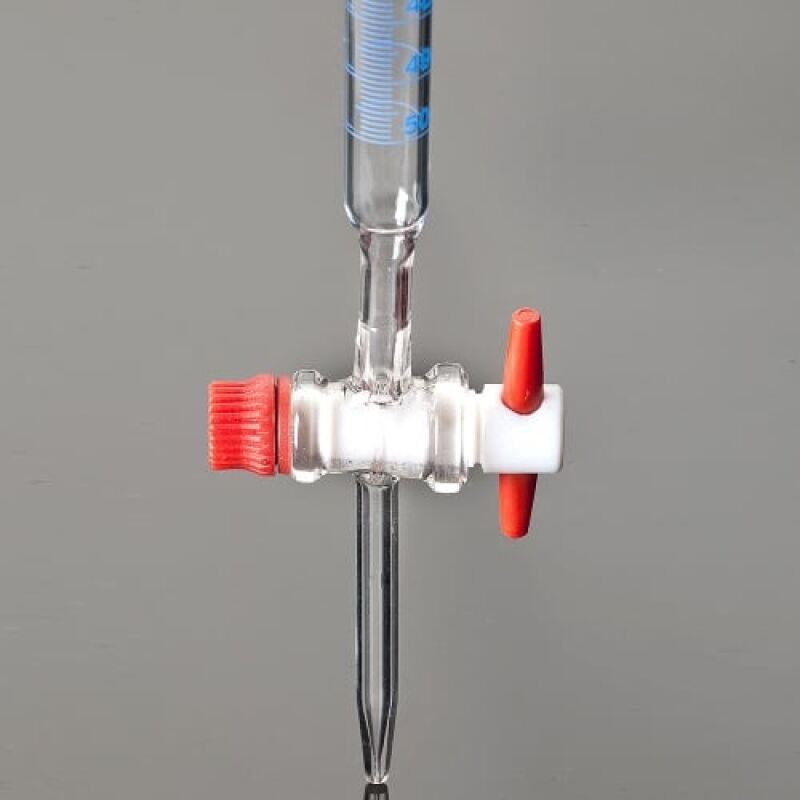 Burettes, 100 ml in 0.2 ml, Grade A with PTFE Key Stopcock
