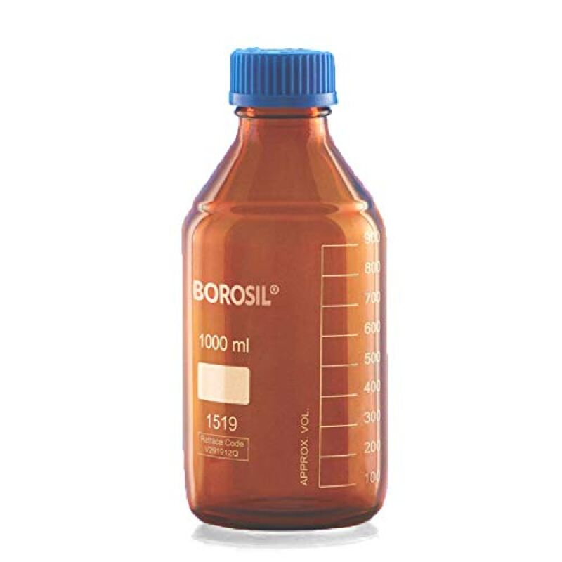 Reagent Bottles, Amber Glass.