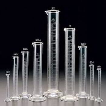 Measuring Cylinders, Glass, Spouted, 500 ml