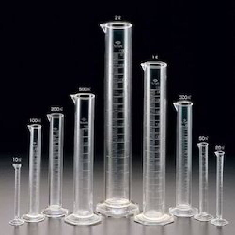 Measuring Cylinders, Glass, Spouted, 500 ml