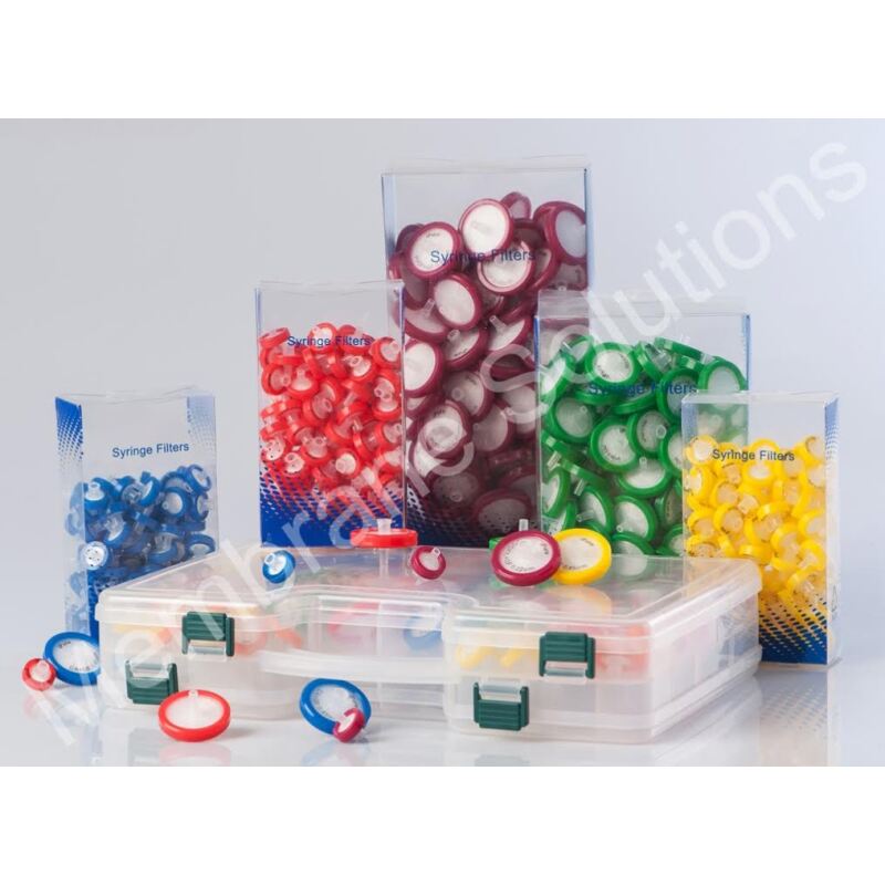 Syringe Filters, 0.45 uM, 100/Pack
