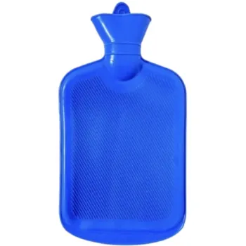Blue Hot Water Bottle, 2 Quart Capacity