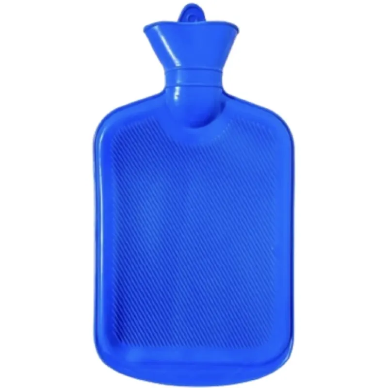 Blue Hot Water Bottle, 2 Quart Capacity