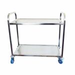 Trolleys Laboratory Stainless/Steel 2 tier (Tea Trolleys)*