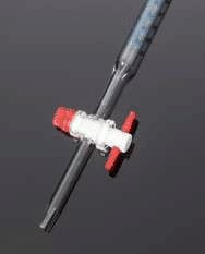 Burettes, 25 ml in 0.1 ml Grade A with PTFE Key Stopcock - Image 2