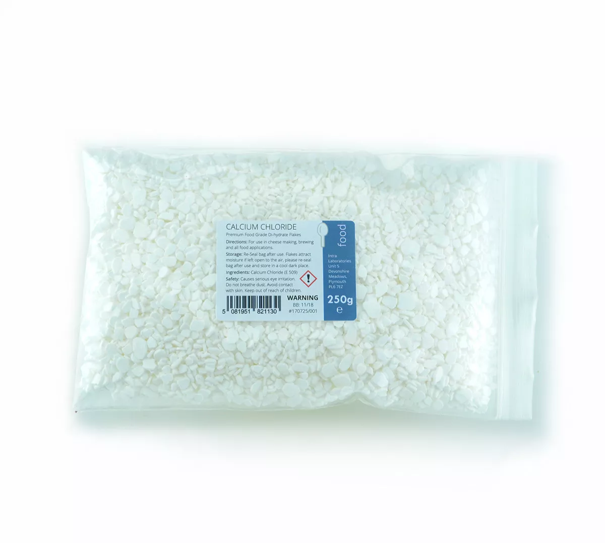 Calcium Chloride Anhydrous Granular 250g