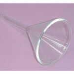 Funnel, Glass 100mm D, Stemm 10mm