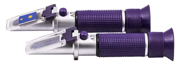 Optical Refractometer 104 for Honey,58-92%Sugar12-27%Water38-43°Baume Std Cover No LED