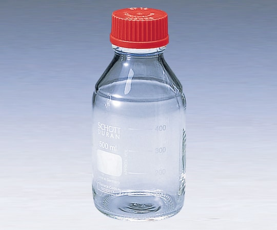 Schott Laboratory Bottle with Red GL32 Cap 100ml