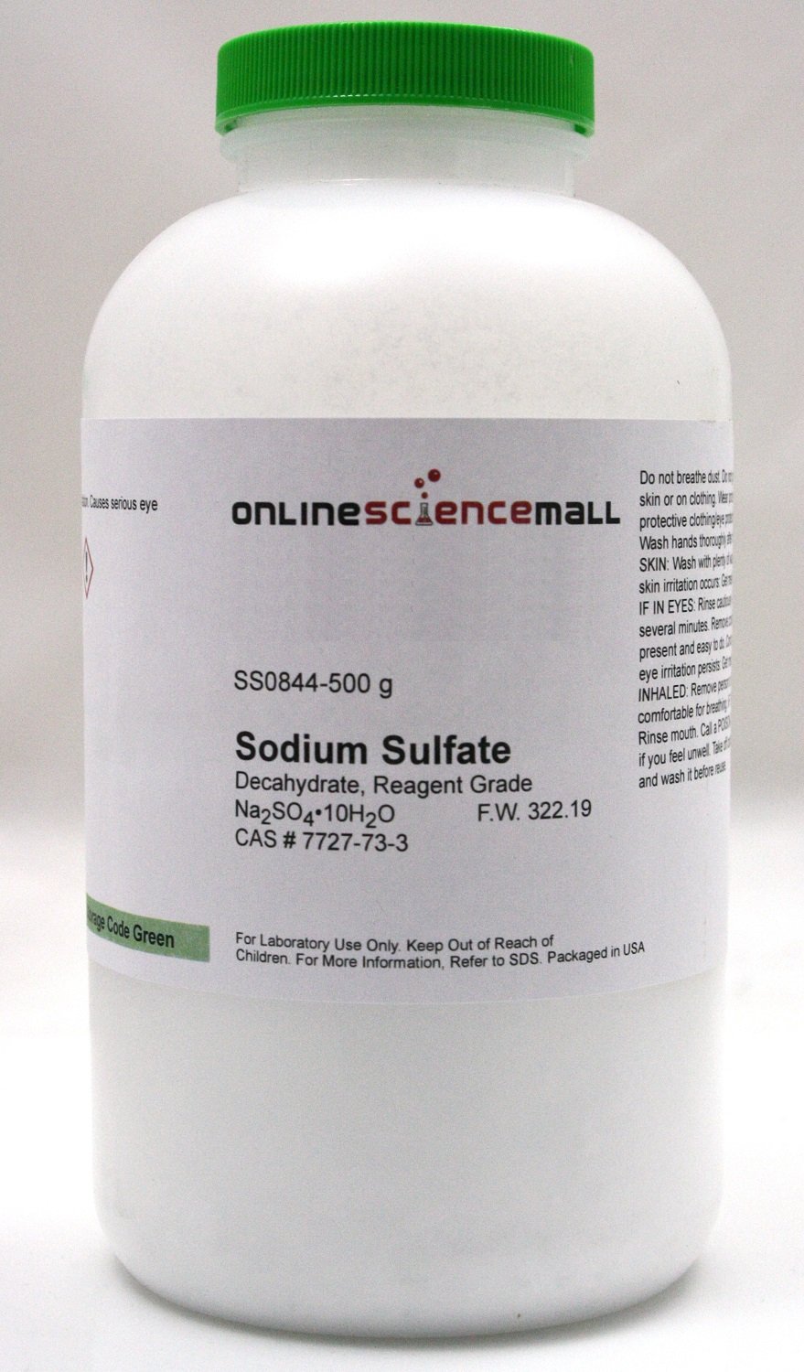 Sodium Sulphate Decahydrate, 99% 500g