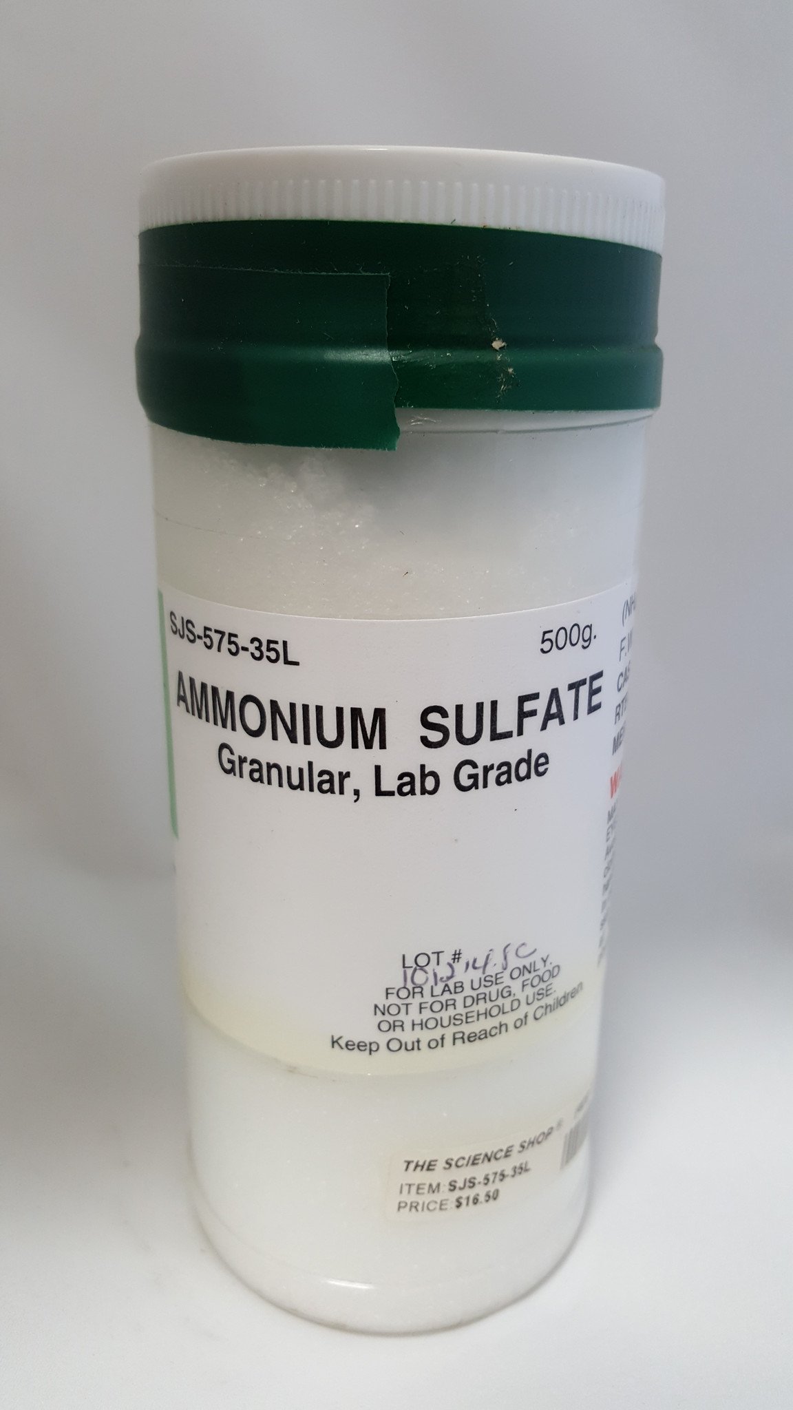 Ammonium Sulphate (NH4)2SO4 AR 500g