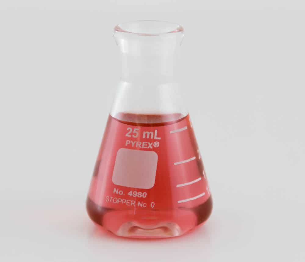 Erlenmeyer Flask, 25ml Narrow Neck(Conical Flask)*